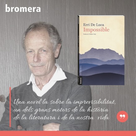 Ja a les llibreries 'Impossible', la darrera novel·la d'Erri de Luca!