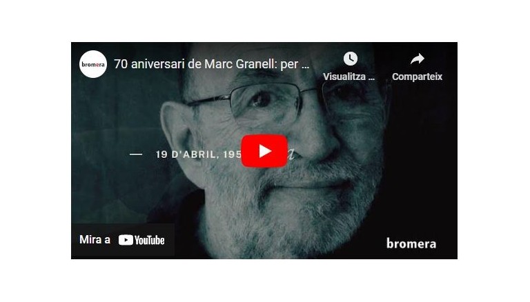 Felicita el poeta Marc Granell pel seu 70 aniversari!
