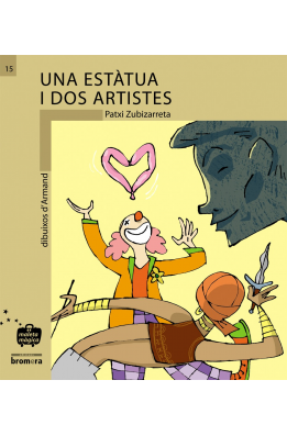 Una estàtua i dos artistes