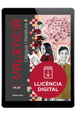 Valencià. Llengua i literatura 4. Projecte Valor (llicència digital)