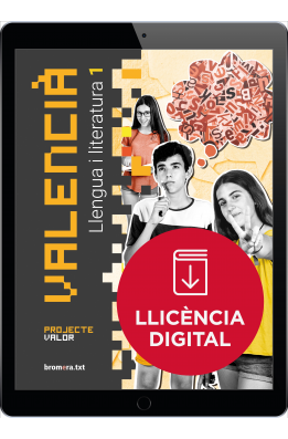 Valencià. Llengua i literatura 1 - Projecte Valor (llicència digital)