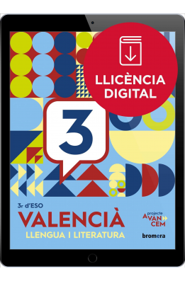 Avancem 3r ESO. Valencià: llengua i literatura (llic. digital)
