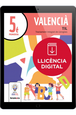 Valencià 5é EP. Projecte Fèrtil  (llic. digital)