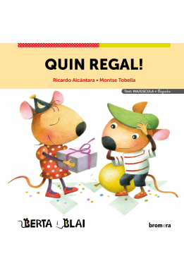 Quin regal! (majúscules + lligada)