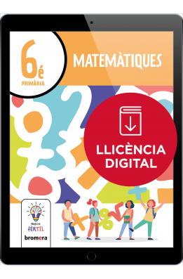 Matemàtiques 6é EP. Projecte Fèrtil (llic. digital)