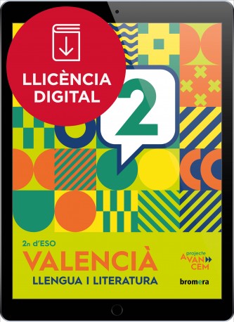 Avancem 2n ESO. Valencià: llengua i literatura (llic. digital)