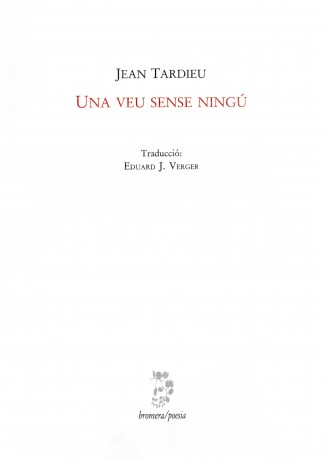 Una veu sense ningú