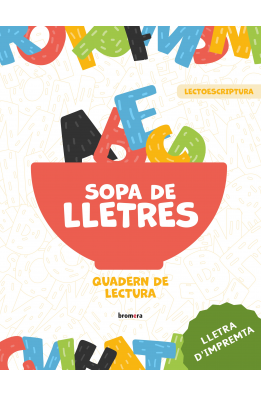 Sopa de lletres. Quadern de lectura (lletra impremta)