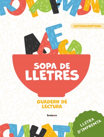 Sopa de lletres. Quadern de lectura (lletra impremta)