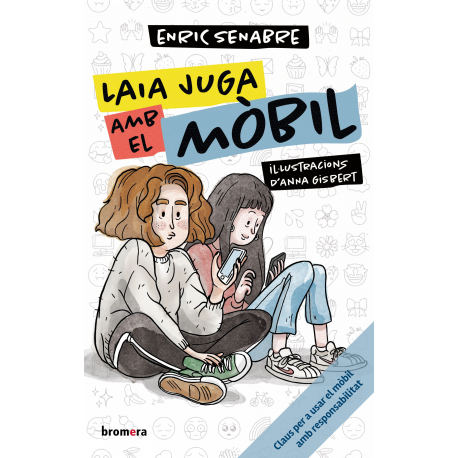 Laia juga amb el mòbil