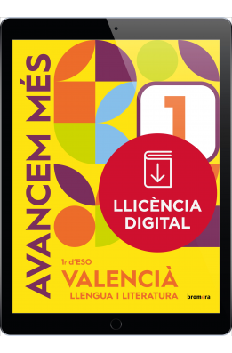 Avancem més 1r ESO. Valencià: llengua i literatura (llicència digital)