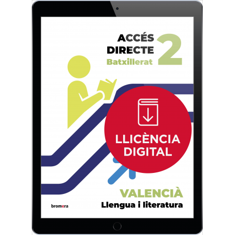 Accés directe 2n BTX. Valencià: llengua i literatura (llicència digital)