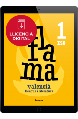 Flama 1r ESO. Valencià: llengua i literatura (llicència digital)