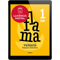 Flama 1r ESO. Valencià: llengua i literatura (llicència digital)