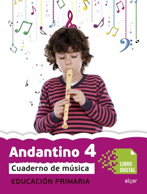 Andantino 4 Cuaderno música (App Digital)