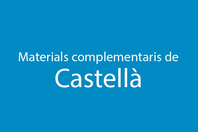 Materials comlementaris de castellà