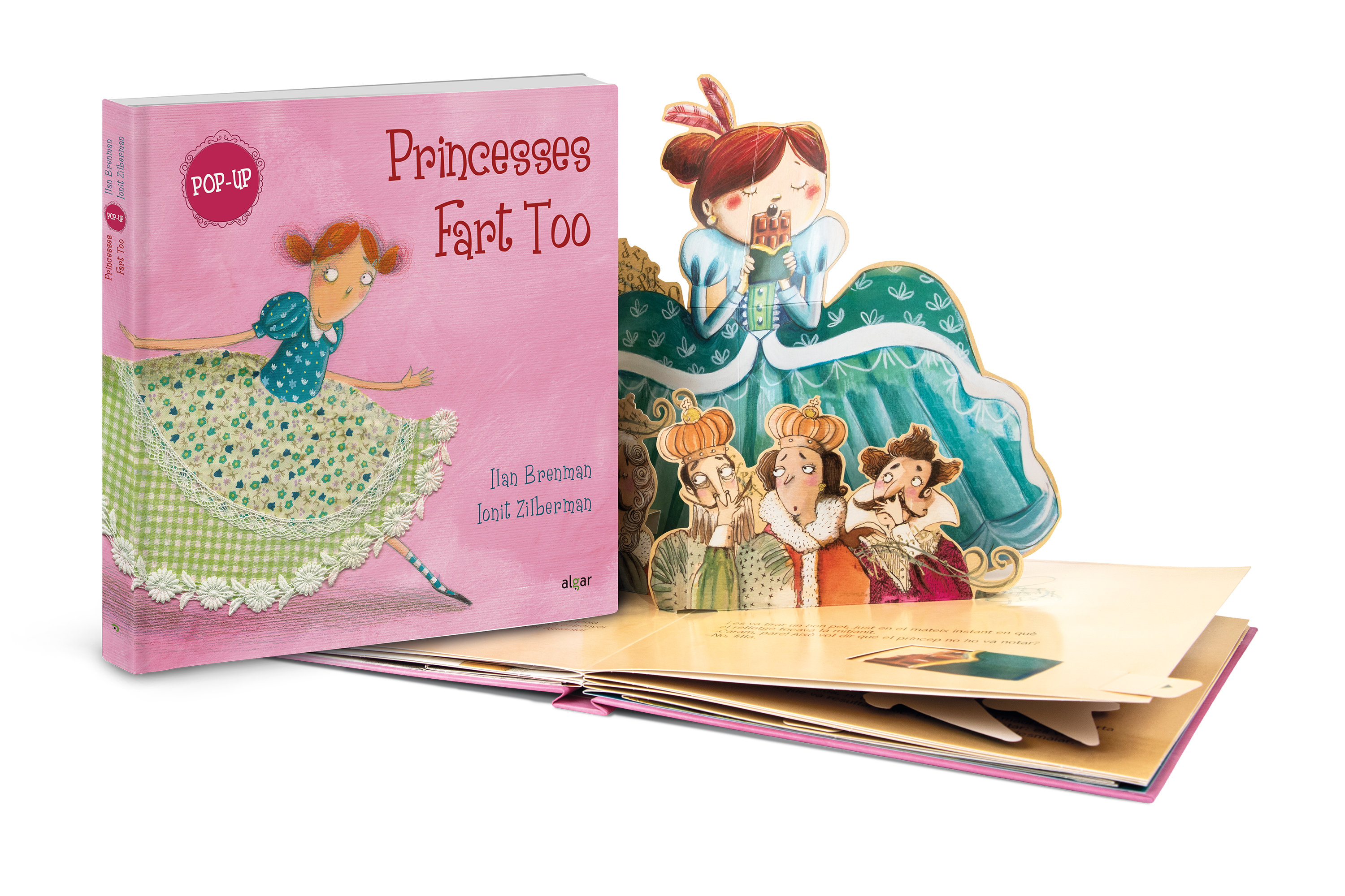 mockup princesses farts too pop up