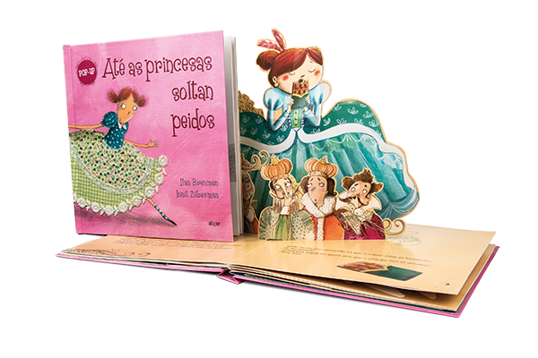 Mockup pop up Até as princesas soltan peidos