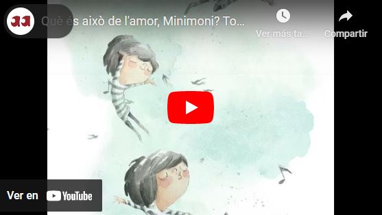 Videoconte booktrailer novetat Minimoni amor en català