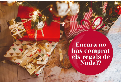 Encara no has comprat els regals de Nadal? Ací et donem unes quantes idees!